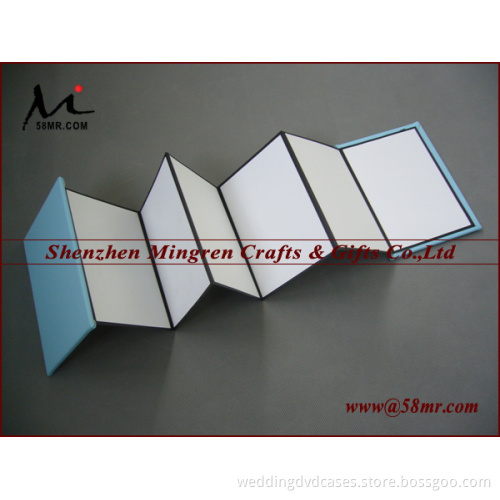 Leather Fabric Cloth Accordion Photo Book Album